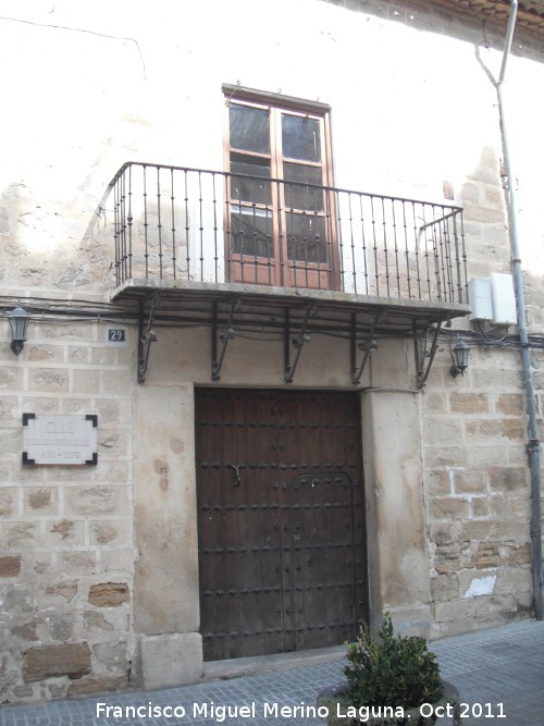 Casa de la Calle Feria n 29 - Casa de la Calle Feria n 29. Portada