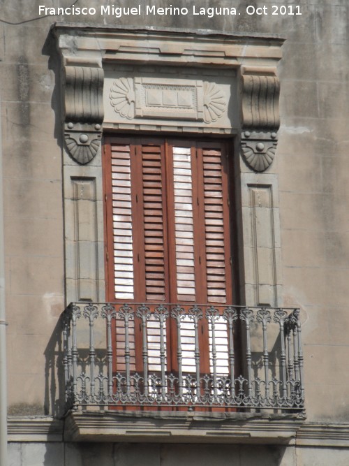 Casa de la Plaza de España nº 4 y 5 - Casa de la Plaza de España nº 4 y 5. Balcón