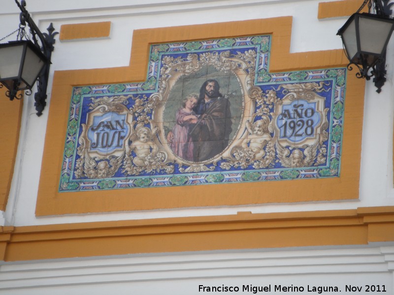 Iglesia de San Jos - Iglesia de San Jos. Azulejos