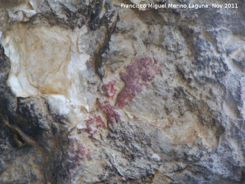 Pinturas rupestres del Abrigo I de la Pedriza. Grupo VIII - Pinturas rupestres del Abrigo I de la Pedriza. Grupo VIII. Barra