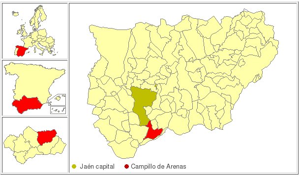 Campillo de Arenas - Campillo de Arenas. Localizacin