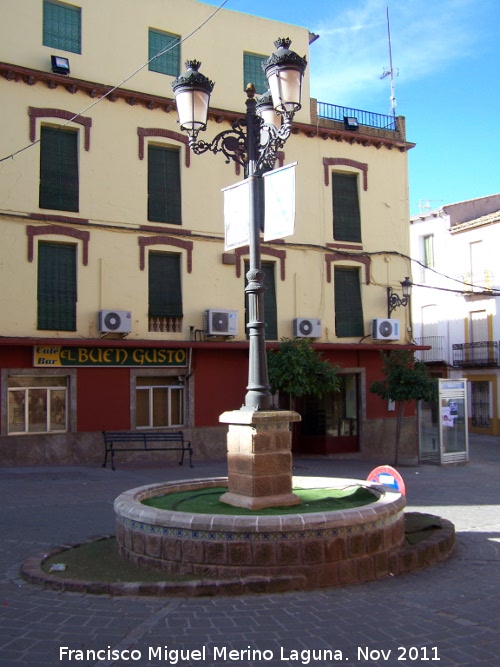 Plaza Mayor - Plaza Mayor. Farola