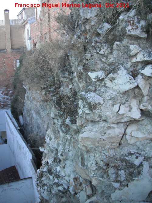 Muralla de Jan. Lienzo del Torren Oculto al Torren continuacin de la Puerta de Martos - Muralla de Jan. Lienzo del Torren Oculto al Torren continuacin de la Puerta de Martos. En primer trmino el Torren continuacin de la Puerta de Martos