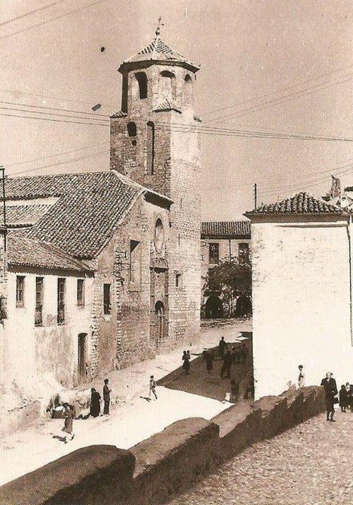 Calle Magdalena Alta - Calle Magdalena Alta. Foto antigua. Archivo IEG