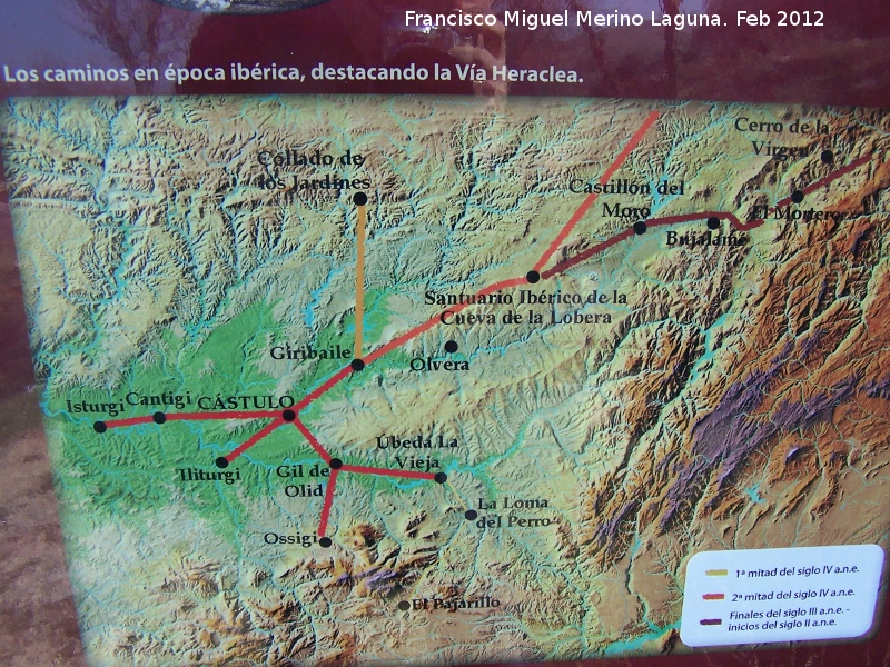 Cstulo. Va Augusta - Cstulo. Va Augusta. Caminos en tiempos Iberos