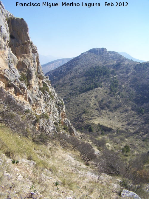 Cerro Salto de la Yegua - Cerro Salto de la Yegua. Al fondo el Cerro Calar