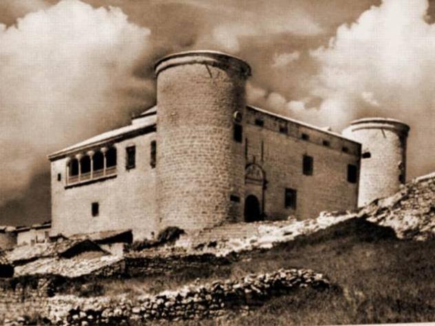 Castillo de Canena - Castillo de Canena. Foto antigua