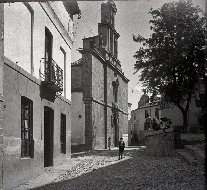 Plaza de San Bartolom - Plaza de San Bartolom. Foto antigua. Archivo IEG