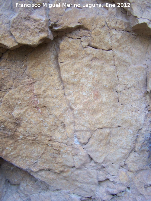 Pinturas rupestres de la Cueva del Contadero - Pinturas rupestres de la Cueva del Contadero. Restos de pinturas rupestres