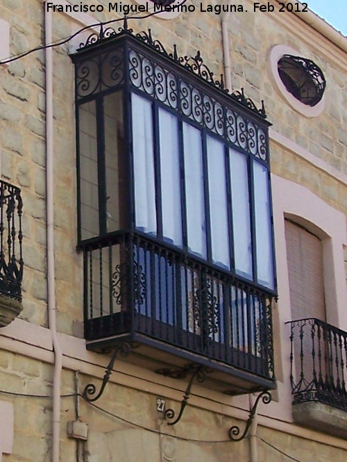 Casa de la Avenida de Andaluca n 31 - Casa de la Avenida de Andaluca n 31. Balcn cerrado