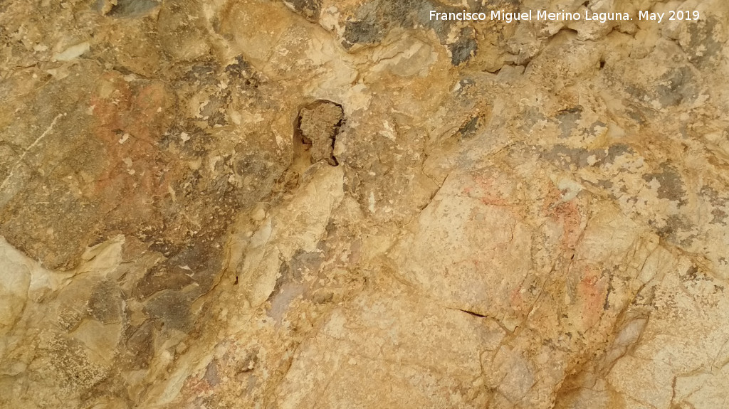 Pinturas rupestres de la Cueva Oeste del Canjorro - Pinturas rupestres de la Cueva Oeste del Canjorro. 