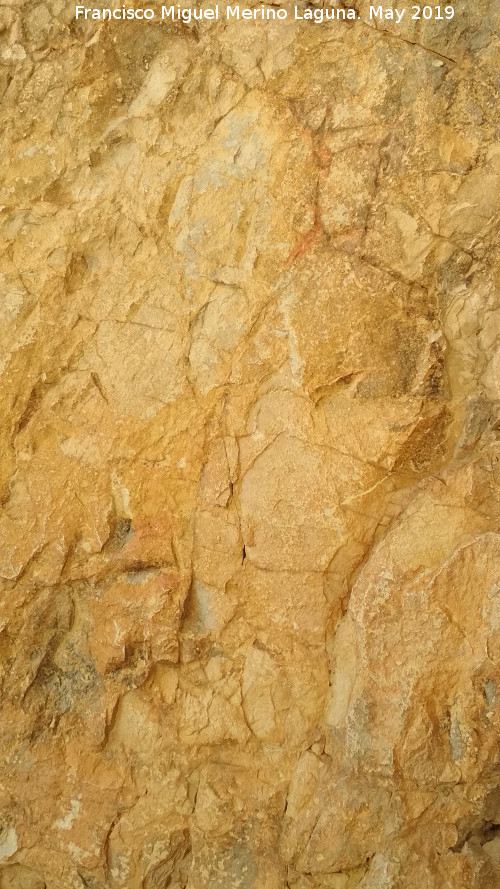 Pinturas rupestres de la Cueva Oeste del Canjorro - Pinturas rupestres de la Cueva Oeste del Canjorro. 