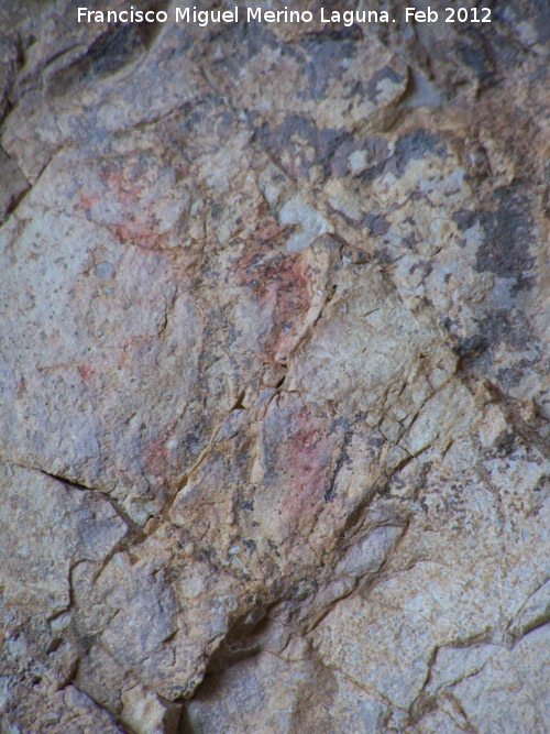 Pinturas rupestres de la Cueva Oeste del Canjorro - Pinturas rupestres de la Cueva Oeste del Canjorro. 