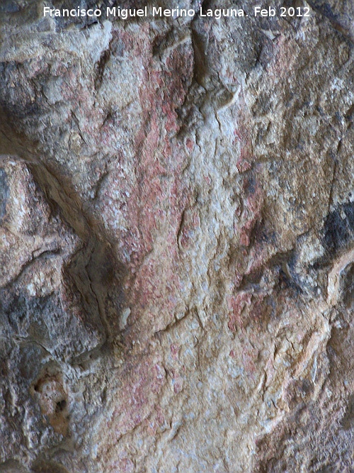 Pinturas rupestres de la Cueva Oeste del Canjorro - Pinturas rupestres de la Cueva Oeste del Canjorro. 