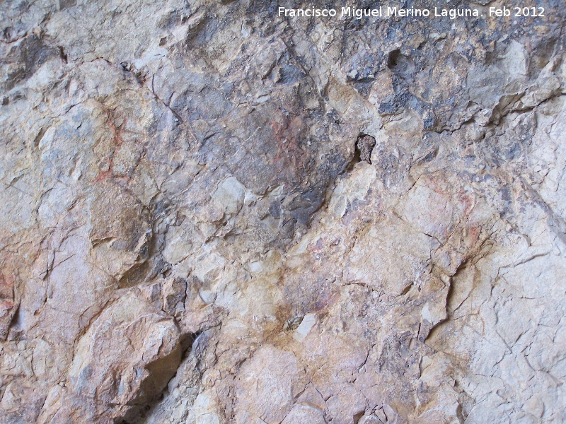 Pinturas rupestres de la Cueva Oeste del Canjorro - Pinturas rupestres de la Cueva Oeste del Canjorro. 