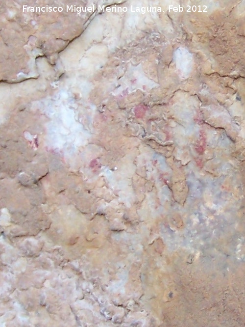 Pinturas rupestres del Abrigo Oeste del Canjorro II - Pinturas rupestres del Abrigo Oeste del Canjorro II. 