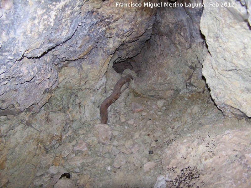 Santuario ibrico de la Cueva de la Lobera - Santuario ibrico de la Cueva de la Lobera. Interior