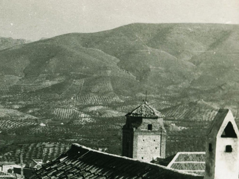 Cerro San Cristbal - Cerro San Cristbal. Foto antigua. Fotografa de Manuel Romero vila. Archivo IEG