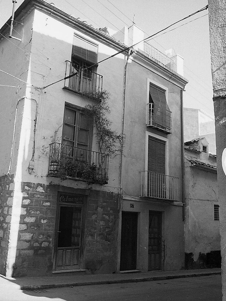 Calle Teodoro Calvache - Calle Teodoro Calvache. Foto antigua. Sastrera Colmenero
