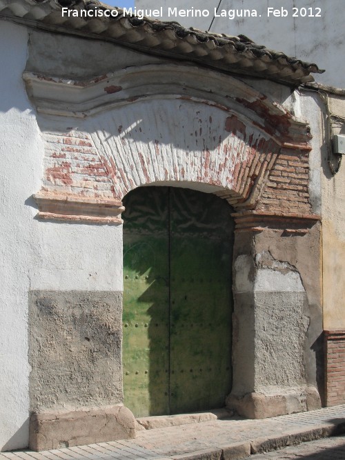 Casa de la Calle Pozo n 15 - Casa de la Calle Pozo n 15. Portada lateral