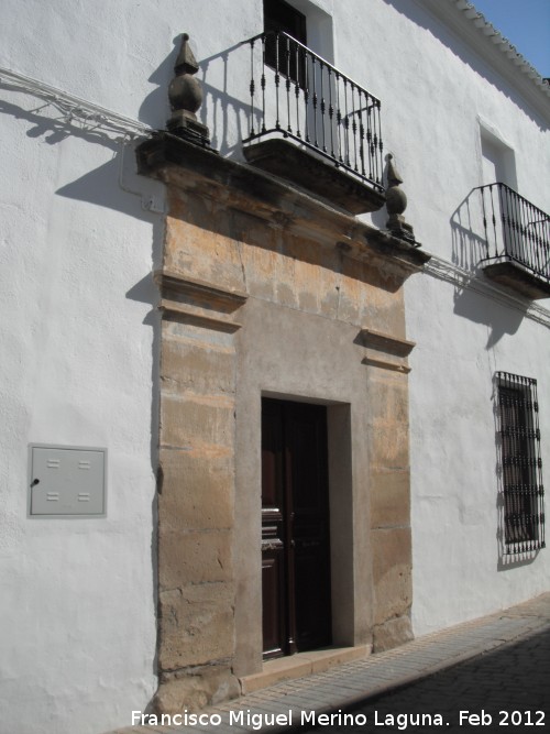 Casa de la Calle Llanete de Orgaz n 12 - Casa de la Calle Llanete de Orgaz n 12. Portada