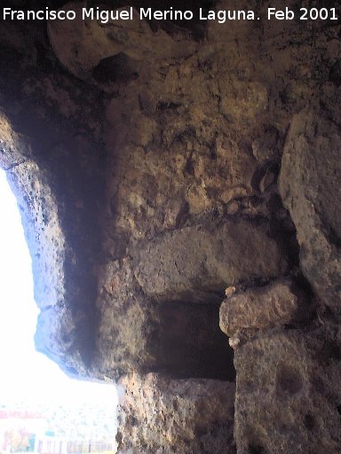 Castillo de la Consolacin o Espinosa - Castillo de la Consolacin o Espinosa. Hueco de la tranca