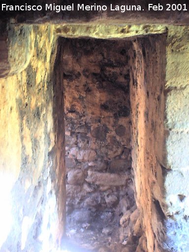 Castillo de la Consolacin o Espinosa - Castillo de la Consolacin o Espinosa. Pasillo de la izquierda que da al habitculo de la primera planta