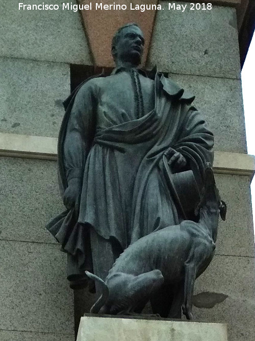 Monumento a Julio Romero de Torres - Monumento a Julio Romero de Torres. Estatua