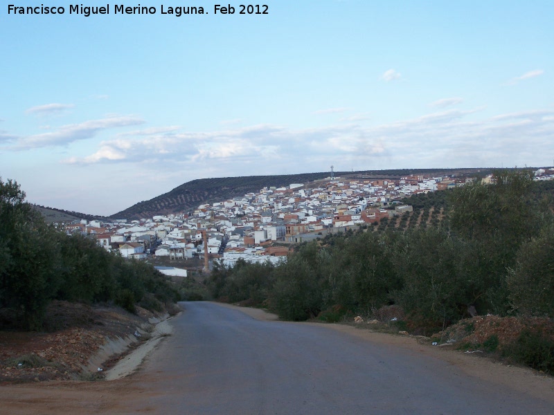 Camino de La Cruz - Camino de La Cruz. Las Navas desde el camino