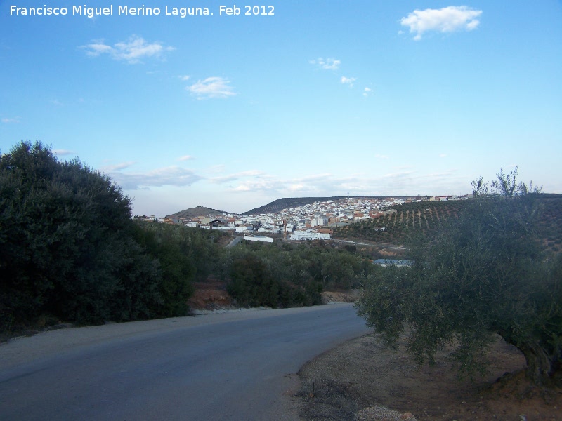 Camino de La Cruz - Camino de La Cruz. Las Navas desde el camino