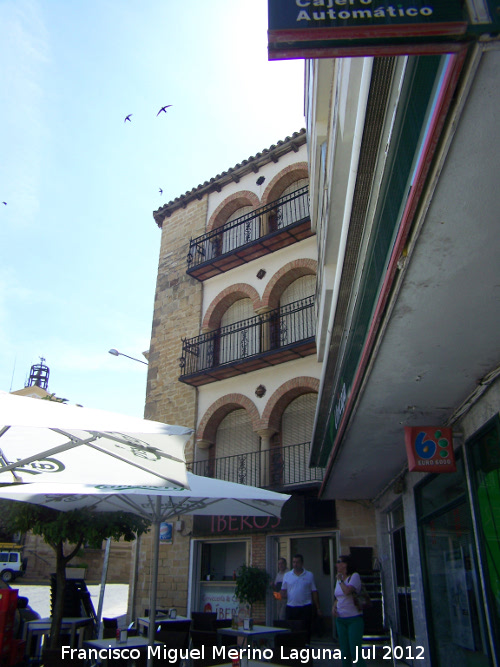 Plaza de Andaluca - Plaza de Andaluca. Galeras de arcos