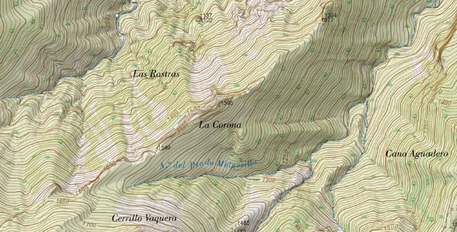 La Corona - La Corona. Mapa