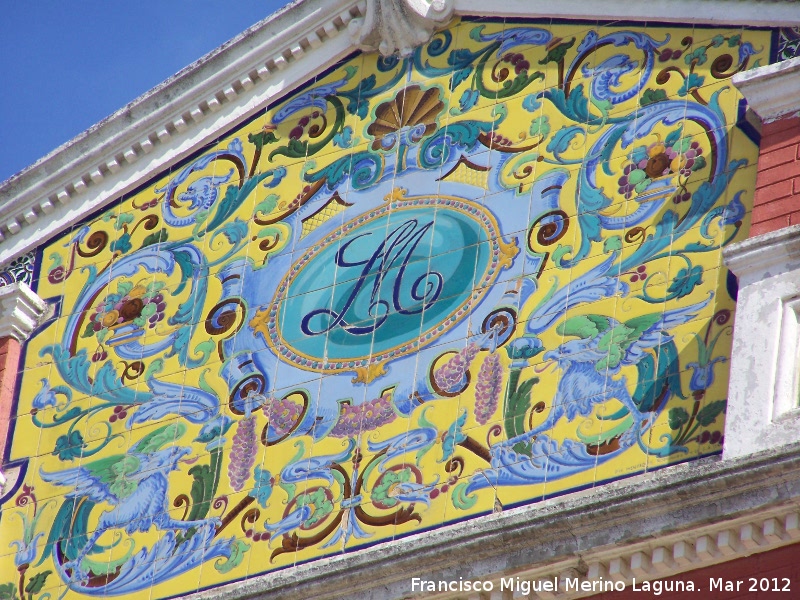 Casa de la Calle del Carmen n 59 - Casa de la Calle del Carmen n 59. Azulejos