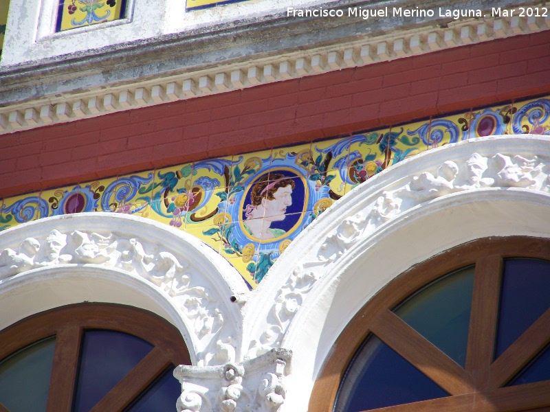 Casa de la Calle del Carmen n 59 - Casa de la Calle del Carmen n 59. Azulejos