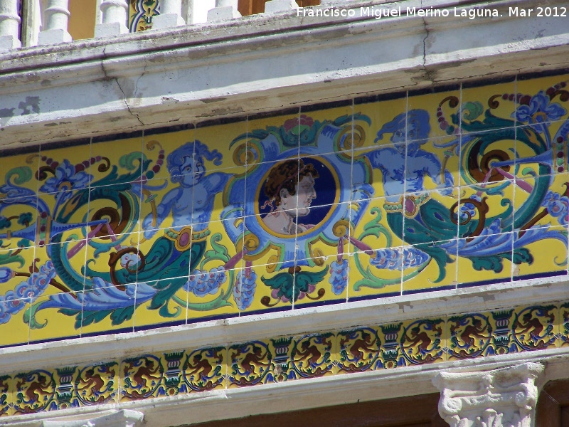 Casa de la Calle del Carmen n 59 - Casa de la Calle del Carmen n 59. Azulejos