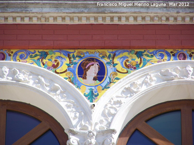 Casa de la Calle del Carmen n 59 - Casa de la Calle del Carmen n 59. Azulejos