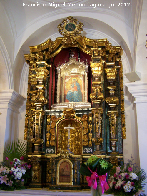 Ermita de la Virgen de Gracia - Ermita de la Virgen de Gracia. Retablo
