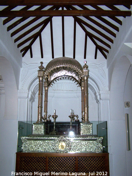 Ermita de la Virgen de Gracia - Ermita de la Virgen de Gracia. Trono