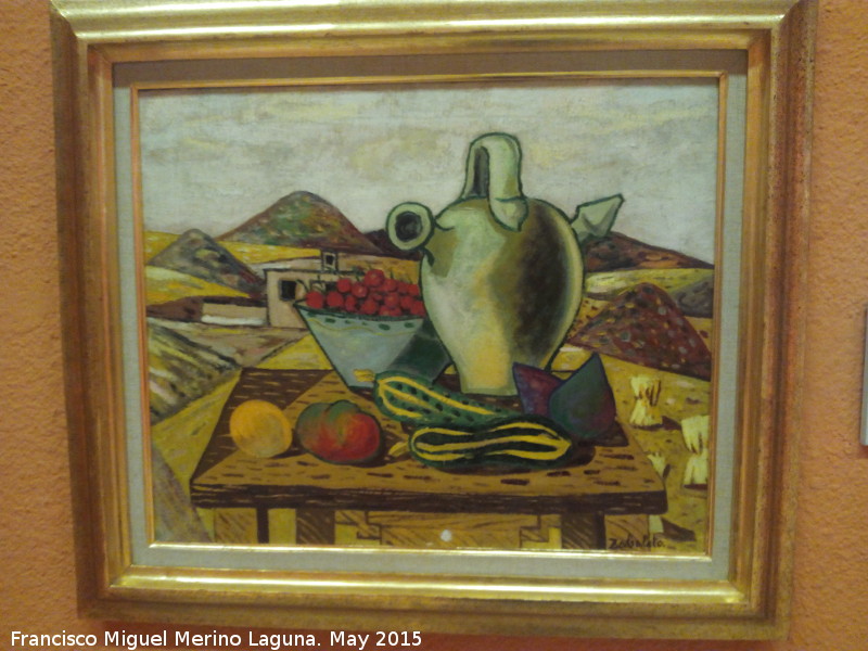 Rafael Zabaleta Fuentes - Rafael Zabaleta Fuentes. Bodegn de Quesada. 1949. Museo Provincial de Jan