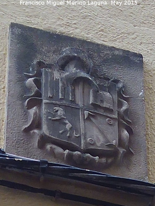 Casa de la Calle Jaboneras n 9 - Casa de la Calle Jaboneras n 9. Escudo