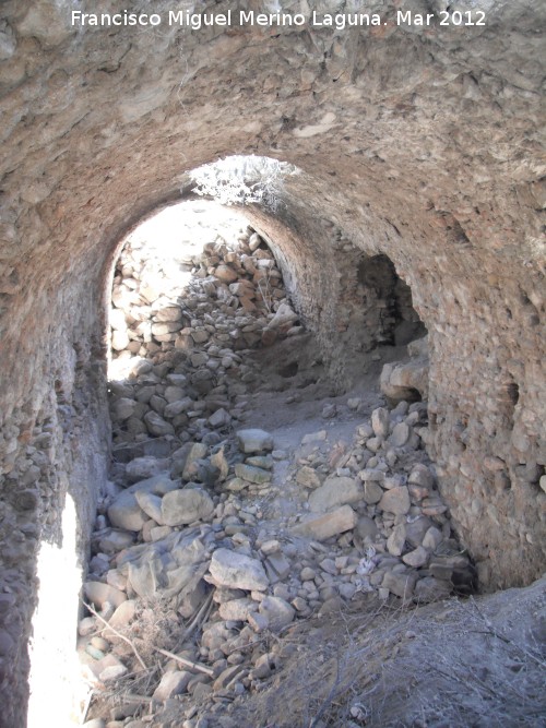 Aljibe romano del Cerro Maquiz - Aljibe romano del Cerro Maquiz. Interior