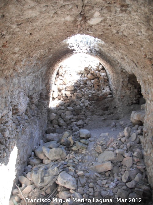Aljibe romano del Cerro Maquiz - Aljibe romano del Cerro Maquiz. Interior