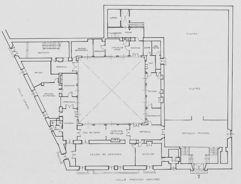 Convento de la Merced - Convento de la Merced. Plano. IPCE 1976