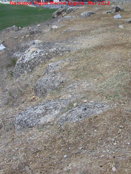 Oppidum Cerro San Cristbal - Oppidum Cerro San Cristbal. Murallas