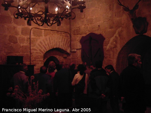 Castillo de la Yedra - Castillo de la Yedra. Interior de la Torre del Homenaje