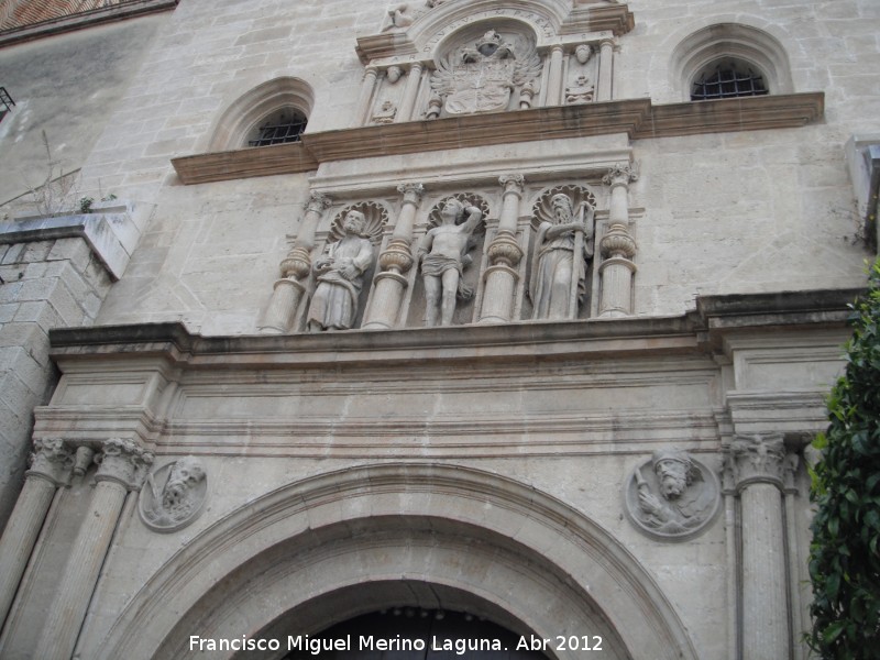 Iglesia de San Sebastin - Iglesia de San Sebastin. Portada