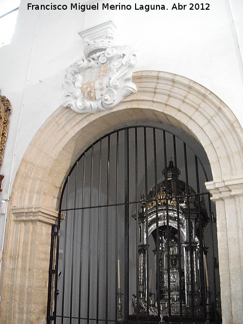 Iglesia de San Sebastin - Iglesia de San Sebastin. Capilla de la Custodia