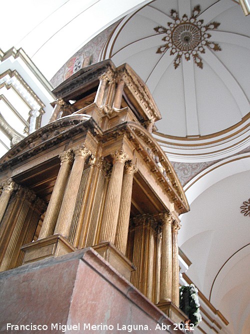 Iglesia de San Sebastin - Iglesia de San Sebastin. Tabernculo