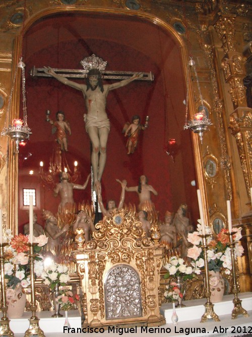 Iglesia de San Sebastin - Iglesia de San Sebastin. Cristo de la Capilla de las nimas