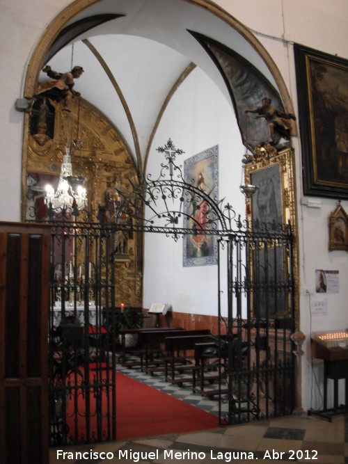 Iglesia de San Sebastin - Iglesia de San Sebastin. Capilla de nimas